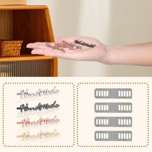 TXIN 8 Pieces Handmade Metal Tags Labels for DIY Handmade Bags, Purses Etc. NWT